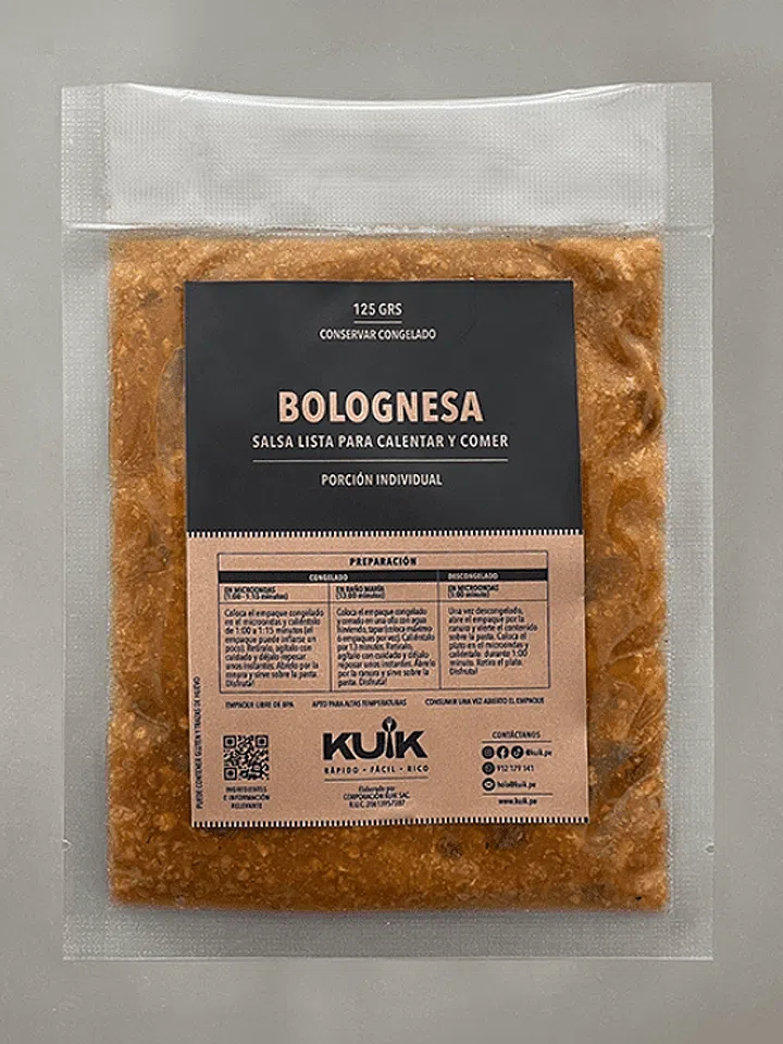 Salsa Bolognesa 125 g.
