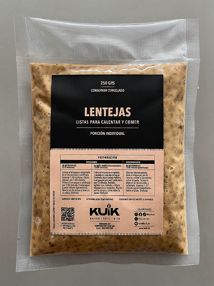 Lentejas 250 g.